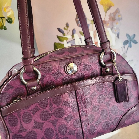 Purple COACH BAG - Picture 11 of 13
